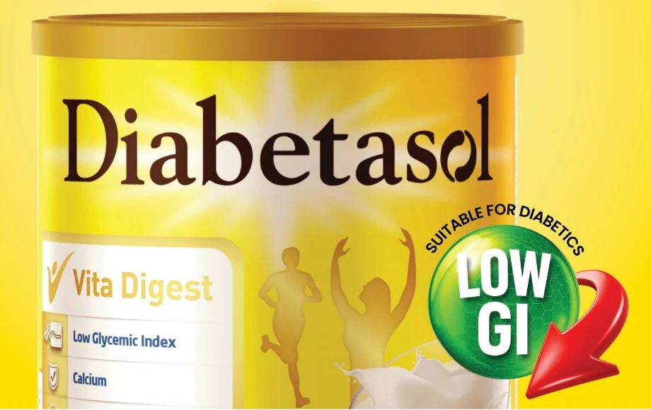 Diabetasol tin, low GI, suitable for diabetics